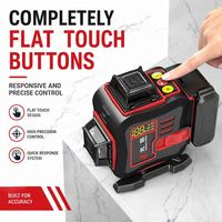 Niveau laser automatique à auto-nivellement 360° horizontal et vertical, batterie au lithium rechargeable, prix de gros pour la pose de carrelage