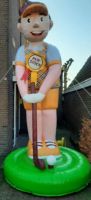 En gros Personnalisé 3/4/6mH hollande Gonflable Abraham Police-homme Gonflable Pays-Bas personnages Poupée Avec Souffleur