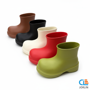 <span class=keywords><strong>Botas</strong></span> <span class=keywords><strong>de</strong></span> Lluvia Cortas <span class=keywords><strong>de</strong></span> EVA para <span class=keywords><strong>Mujer</strong></span>, Estilo Coreano, Impermeables, con Suela Gruesa, Antideslizantes, para Exteriores, para Todas las Estaciones - Product Image 1