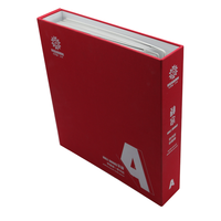 Boîte de rangement portable pour échantillons de tissus, rideaux, cartes d'échantillons de tissus, papier offset, design unique, livres d'échantillons