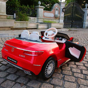 Voiture électrique convertible Mercedes-Maybach pour enfants de 2 à 4 ans, véhicule jouet en plastique avec télécommande - Product Image 3