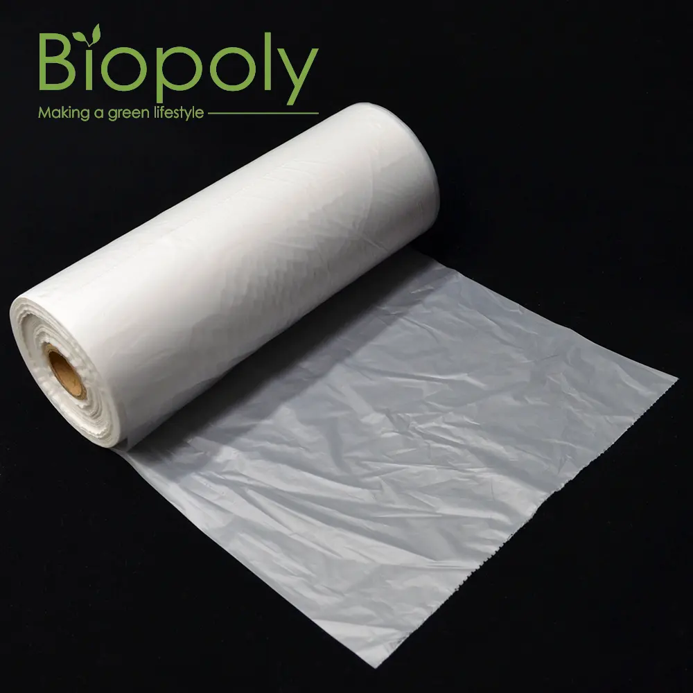 Экологически чистые полиэтиленовые биоразлагаемые пластиковые пакеты для упаковки фруктов в рулоне