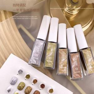 Kit de vernis à ongles gel effet métallique pour nail art DIY, colle de peinture pour manucure professionnelle - Product Image 4