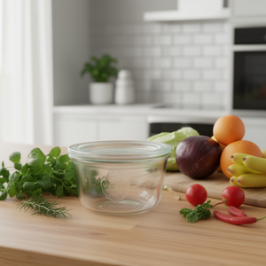 Weck Preserving Jar Glass Lid Included Food <b>Storage</b> <b>Container</b> 6 Pack - Product Image 3