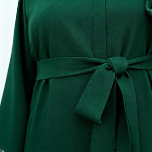 Nouvelle robe longue modeste de style Dubaï, en tissu de haute qualité, avec des paillettes, Abaya pour femmes musulmanes, fournisseur - Product Image 2