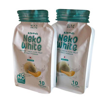 Boisson probiotique en poudre de melon japonais, boisson aux fruits et légumes, boisson enzymatique, emballage plastique en forme d'octogone, sur mesure