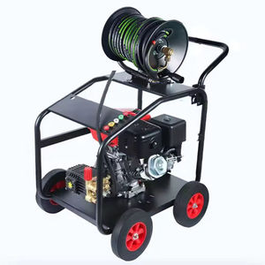 Máquina de limpieza de drenajes de alta presión a gasolina, <span class=keywords><strong>la</strong></span> más vendida, para control de máquinas, limpieza de alcantarillado y lavado de coches. - Product Image 1