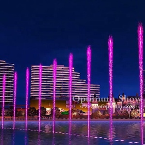 Boquillas controladas por computadora Fuentes <span class=keywords><strong>Danzantes</strong></span> Decoración al aire libre Lago Río Música digital Baile Fuente flotante de agua - Product Image 2