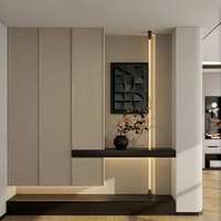 Meubles de salon européens de luxe modulaires professionnels de haute qualité, armoire à chaussures moderne élégante et tendance pour condo