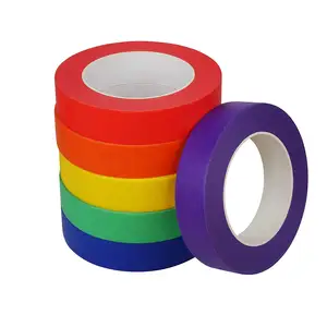 Water Acrylic Glue Yellow UV Resistant Protection Resistant Paper Painting 30 Days Masking Tape