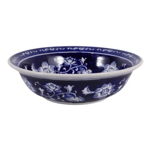 Ciotola Decorativa in Ceramica Floreale per Tavolino da Caffè e Piano Cucina, Centrotavola Funzionale - Product Image 3