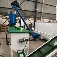 Ligne de production de granulés de bois multifonctionnelle à moteur électrique 15 kW, capacité 300 kg/h, robuste, pour petites exploitations agricoles