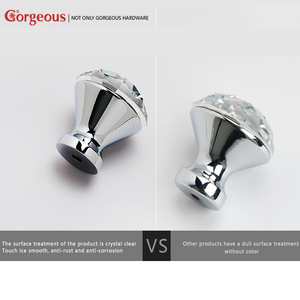 Ngăn kéo knobs Kim Cương Phong cách trang trí đồ nội thất xử lý ưa thích kéo tủ pha lê phòng tắm phòng ngủ hiện đại văn phòng nhà bếp Acrylic - Product Image 6