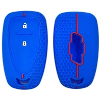 Vente en gros d'usine, étui de protection pour clé de voiture en silicone de haute qualité, texture nid d'abeille, protège-clé de voiture à distance pour Chevrolet