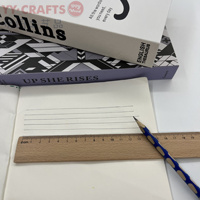 Règle en bois de hêtre 15cm 20cm 30cm – Règle de mesure en bois personnalisée pour étudiants, bureau, école, fournitures de classe, outils d'étude