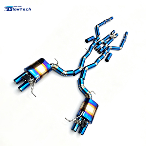 Escape Trasero de Titanio de Alta Calidad para BMW 650i F06 4.4L V8 N63 Valvetronic, Ajuste Directo con Puntas Cuádruples - Product Image 3