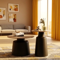 Table basse en bois tendance pour salon, style industriel, écologique, mobilier de maison créatif et mignon