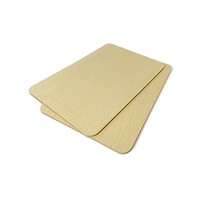Panneau MDF brut de couleur claire MDF laminé de mélamine