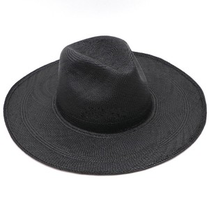 <span class=keywords><strong>Sombrero</strong></span> <span class=keywords><strong>de</strong></span> <span class=keywords><strong>paja</strong></span> <span class=keywords><strong>de</strong></span> hierba natural para hombre y mujer, <span class=keywords><strong>sombrero</strong></span> <span class=keywords><strong>de</strong></span> <span class=keywords><strong>paja</strong></span> negro con borde IDE, estilo panamá, venta al por mayor - Product Image 1