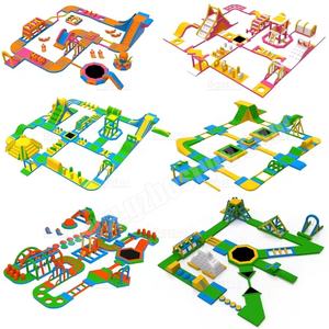 Grand <span class=keywords><strong>parc</strong></span> d'attractions gonflable extérieur commercial <span class=keywords><strong>de</strong></span> parcours d'obstacles <span class=keywords><strong>de</strong></span> château plein d'entrain pour des installations gonflables <span class=keywords><strong>de</strong></span> l'eau d'enfants - Product Image 5