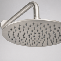 Ensemble de robinetterie de douche murale compacte KEMEN en acier inoxydable 304 durable, sans plomb, finition brossée, fonction simple