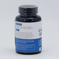 Capsules de L-Arginine végétaliennes sans additifs antioxydants, marque privée OEM, supplément anti-âge pour adultes, tissus cellulaires