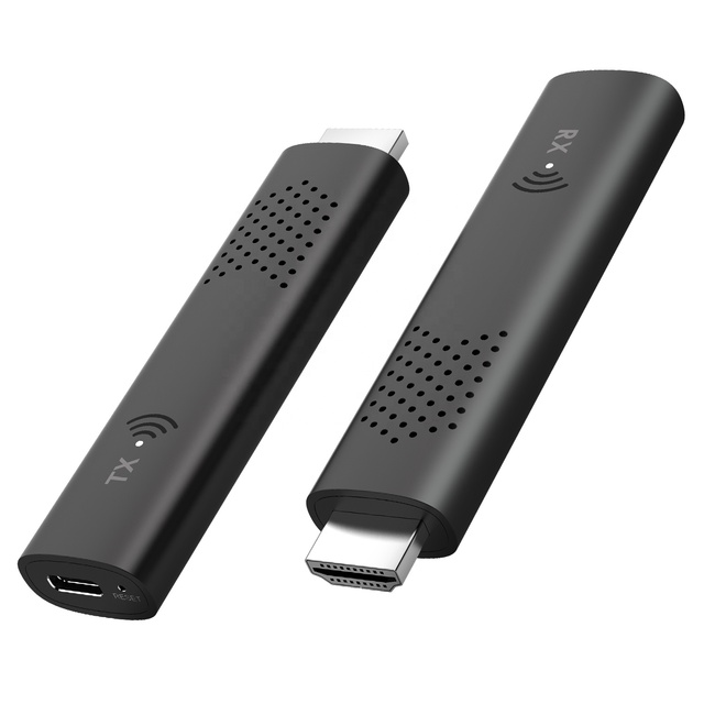 Newest Wireless HD-MI Transmitter and Receiver 4K Plug Play 2.4G/5G Portable Wireless HD-MI Extender