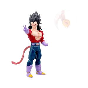 Figura de Anime de Super Saiyan <span class=keywords><strong>Goku</strong></span> y Vegeta, Modelo de Adorno de Escritorio de PVC, Artesanía de Resina - Super Four Gogeta Dañado en Batalla - Product Image 5