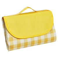 Tapis de pique-nique pliable léger et durable en tissu Oxford 600D imperméable MYL, forme carrée, toutes saisons, personnalisable