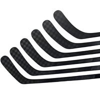 Bâton de hockey sur glace de niveau professionnel en fibre de carbone %, manche en carbone UD léger, OEM personnalisé pour les sports de plein air avec taille personnalisée