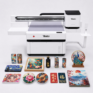 Yinstar 1413 UV Inkjet Flatbed Printer for I3200 <b>Print</b> Head 4 Heads Visual Positioning <b>Camera</b> 1 Year Warranty - Product Image 2