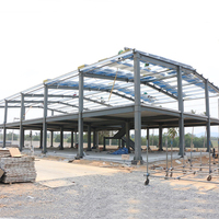 Edificio de Estructura de Acero Prefabricado Personalizado, Bajo Costo, Oficina, Fábrica, Taller, Almacén