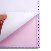 Barato CB CFB CF 3-Ply NCR computadora forma/papel de NCR 2 Ply continuo autocopiativo papel de impresión/papel 4 ply NCR carbono menos papel