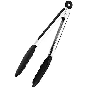 Popular in Europe easy to clean nonstick kitchen tongs with silicone tips