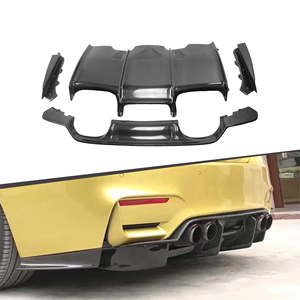 PSM Loại Sợi Carbon Phía Sau Bumper Khuếch Tán Tự Động Điều Chỉnh Hiệu Suất Phụ Kiện Cho BMW F80 M4 F82 F83 2014-2019 - Product Image 1