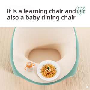 Silla de Bebé para Verano, Anti-caídas, Asiento de Aprendizaje para Bebés de 3 a 12 Meses, de Felpa, con Diseño de Dibujos Animados, Lavable, Multifuncional, Silla de Comer - Product Image 4