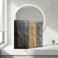 Panneau mural en terrazzo moderne, imitation pierre PU, épais, ignifuge, imperméable, durable, écologique, pour extérieur et dessus de table domestique