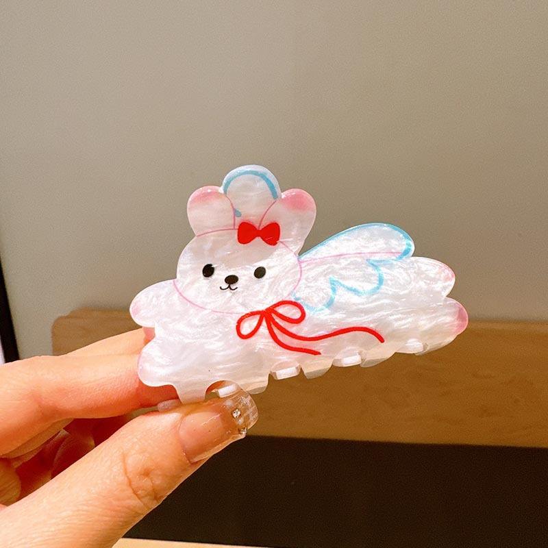 Running Rabbit Acetate Hair Clip