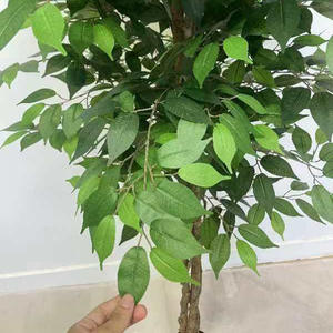 Plantas de imitación para interiores, plástico barato, Higo llorón realista, árbol de bonsái, planta de Ficus de <span class=keywords><strong>Benjamin</strong></span> Artificial, decoración de árbol de bonsái - Product Image 4