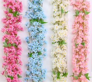 Enredadera de Flores Artificiales, la Más Vendida, Decoración de Pared con Cerezos para Bodas, Día del Padre, Navidad y Año Nuevo Chino - Product Image 1