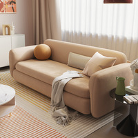 Nouveau canapé-lit pliable en velours pour salon, gain de place, 2 places, en vente