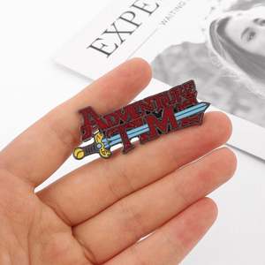 เข็มกลัดเคลือบแบบใหม่ลาย<span class=keywords><strong>การ์ตูน</strong></span>สั่งทำพิเศษธีมแอดเวนเจอร์ไทม์รูปดาบสำหรับติดหมวก เสื้อผ้า กระเป๋า ของตกแต่งแบบขายส่ง - Product Image 4