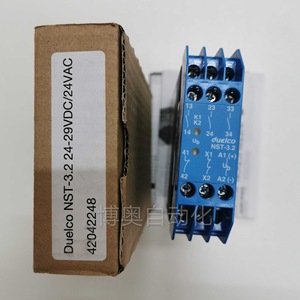 Duelco NST-3.2 24VAC/DC Safety <b>Relay</b> 24-29VDC/24VAC Industrial Control - Product Image 1