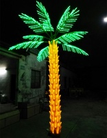 4.5m höhe grün outdoor led beleuchtet palme