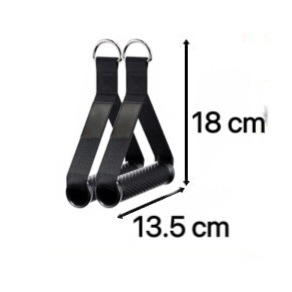 Ensemble de 7 accessoires pour câble de <span class=keywords><strong>musculation</strong></span> en acier creux : <span class=keywords><strong>Corde</strong></span> triceps en V, Poignée en D, Sangle de cheville, Barre rotative – Accessoires pour appareils de <span class=keywords><strong>musculation</strong></span> - Product Image 6