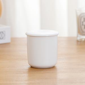 BESTCERA, tarro de vela de cerámica personalizado, tarro de vela de cerámica perfumado de lujo <span class=keywords><strong>vintage</strong></span> atmosférico con tapa - Product Image 5
