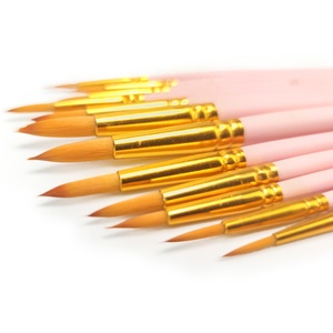 Yailong — pinceaux de <span class=keywords><strong>peinture</strong></span> pour artiste, brosse de <span class=keywords><strong>peinture</strong></span> de coloré, poignée en plastique, disponible en plusieurs couleurs, outil d'art pour enfants, offre spéciale - Product Image 3