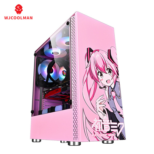 Wholesale Cool ATX Micro Gaming PC Desktop Computer Case Vertical Design for Supporting Motherboard