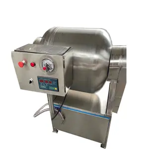 factory price easy operation chicken marinator machine for restaurant small scale meat vacuum tumbler with cooling for selling