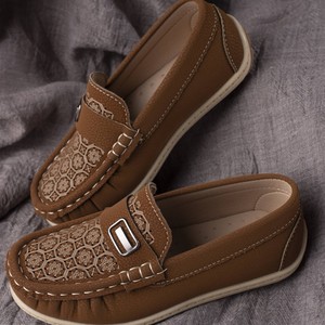 Mocassini per Bambini Personalizzati OEM, Scarpe Etniche Ricamate per Ragazzi, Calzature Individuali Traspiranti Antiscivolo con Tomaia in Camoscio - Product Image 5